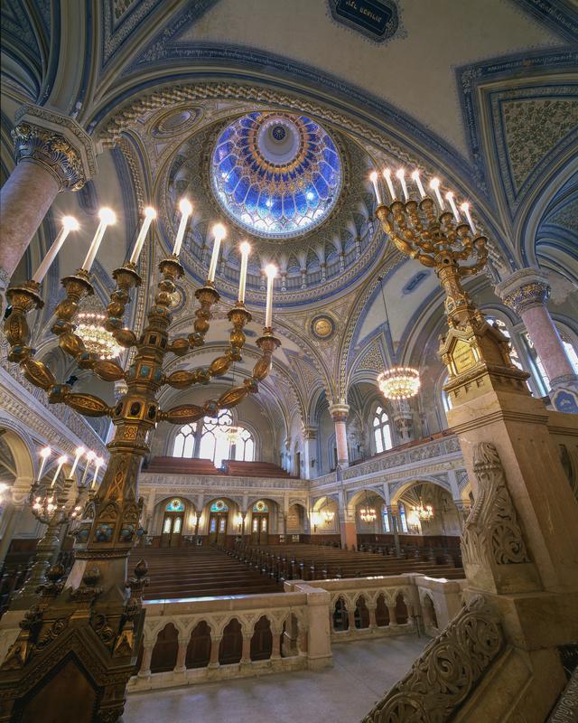 The Interior of the Synagogue in Szeged, Hungary