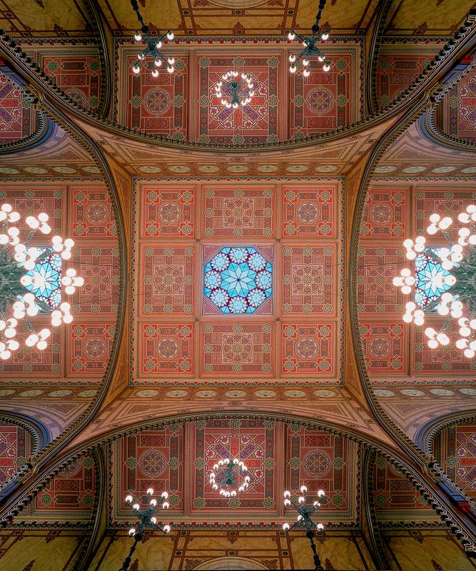 The Ceiling of the Dohany Street Synagogue